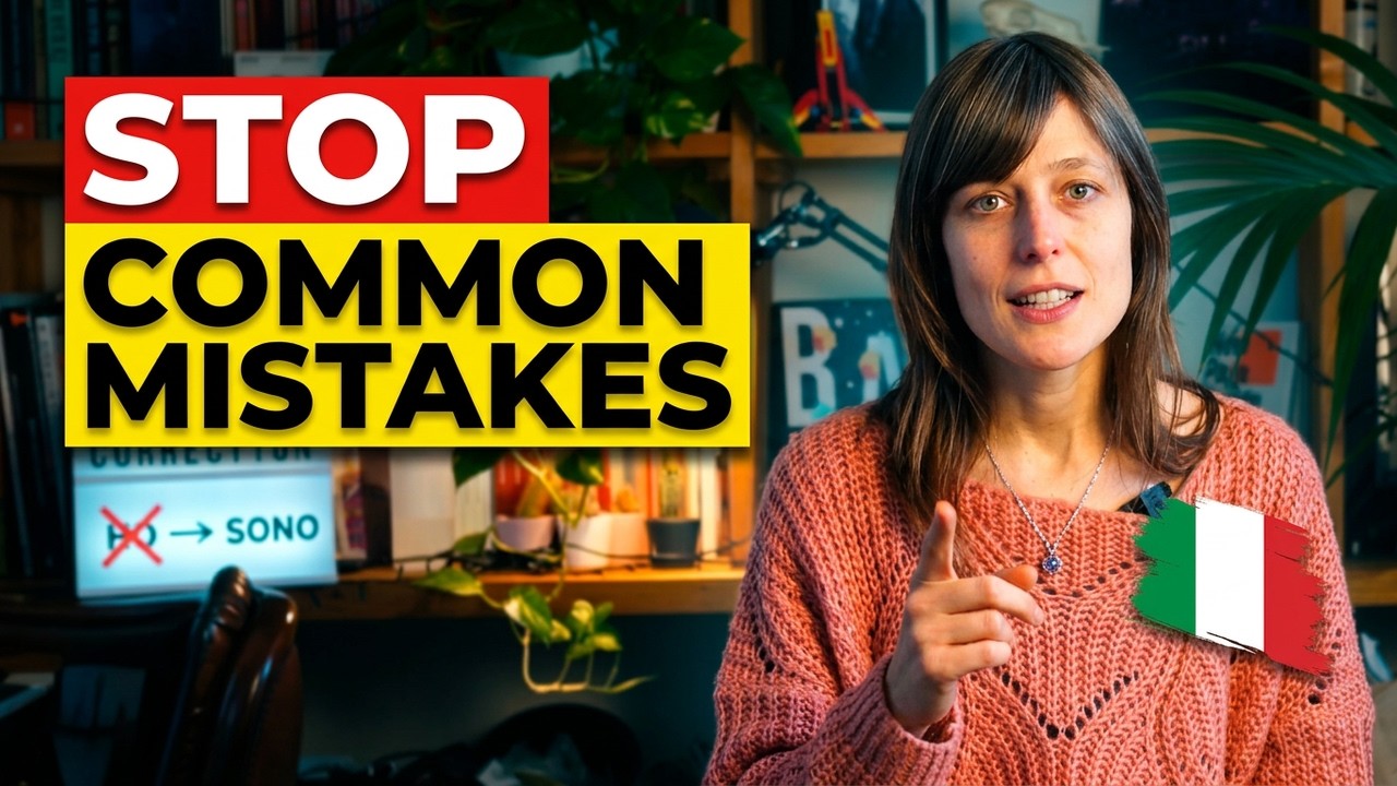 Common Italian mistakes beginners make — grammar guide