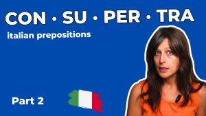 Preposizioni italiane con su per tra fra