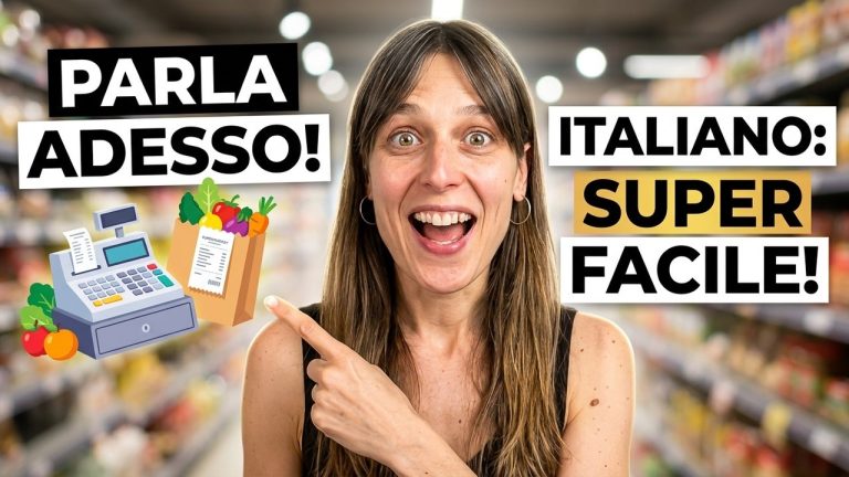 Vocabolario del supermercato in italiano