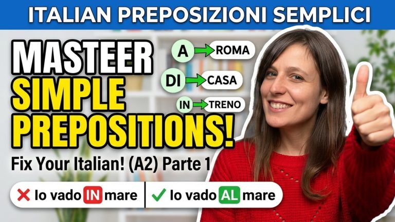 Italian prepositions di a da in