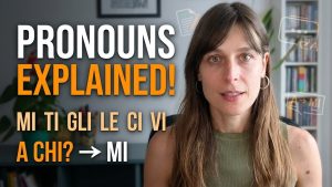 Pronomi indiretti in italiano mi ti gli le