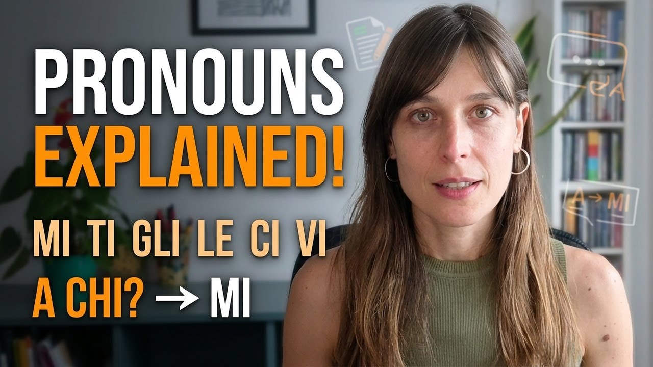 Pronomi indiretti in italiano mi ti gli le
