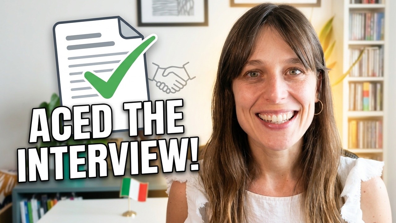 Job interview in Italian — key phrases and vocabulary guide